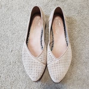Toms 9W Jutti Suede Flats